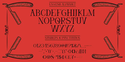 Razor Waltz Font Poster 3