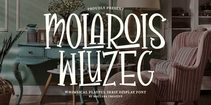 MC Molarois Wluzeg Font Poster 1