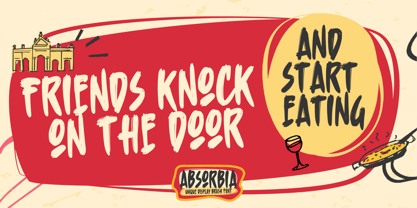 Absorbia Font Poster 3