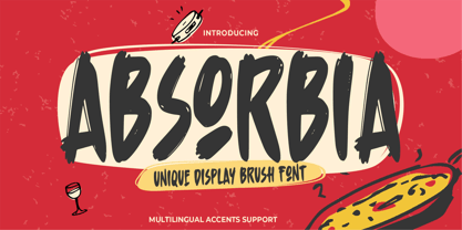 Absorbia Font Poster 2