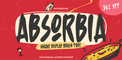 Absorbia Font Poster 1