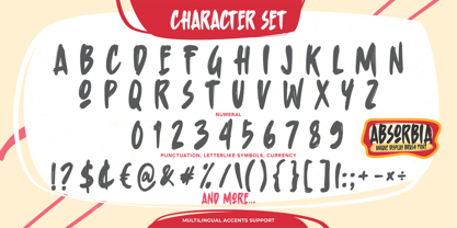 Absorbia Font Poster 8
