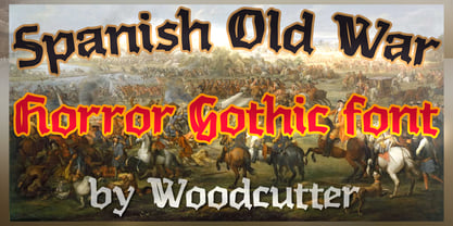 Spanish Old War Font Poster 1