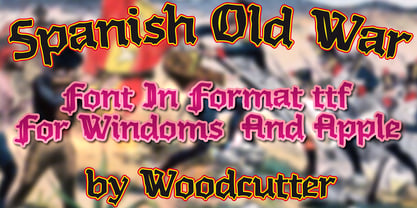 Spanish Old War Font Poster 3