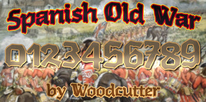Spanish Old War Font Poster 6