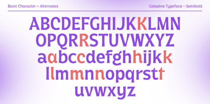Geladine Font Poster 8