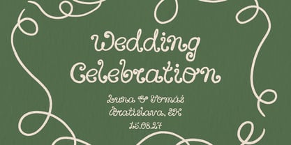 Wild Flora Font Poster 6