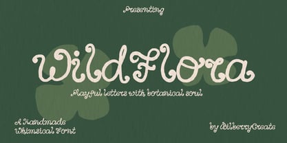 Wild Flora Font Poster 1