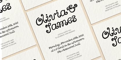 Wild Flora Font Poster 3