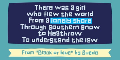 Lonely Shore Font Poster 2