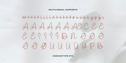 Grambell Saturn Font Poster 11