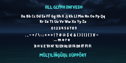 Antvesh Font Poster 10