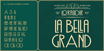 GC Neomilan Font Poster 4