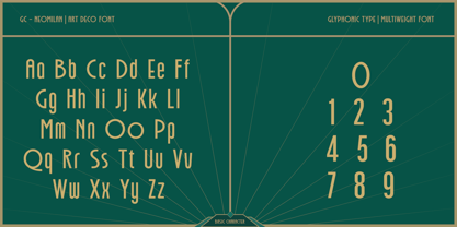 GC Neomilan Font Poster 2
