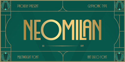 GC Neomilan Font Poster 1