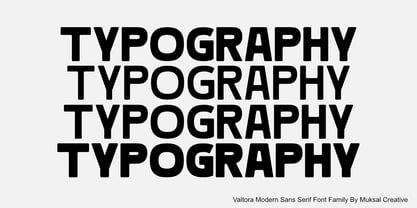 Valtora Font Poster 7