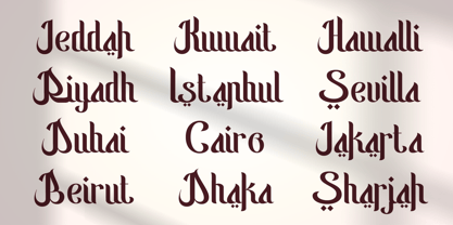 Hakia Qafila Font Poster 3