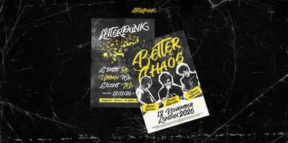 Letterpunk Font Poster 7