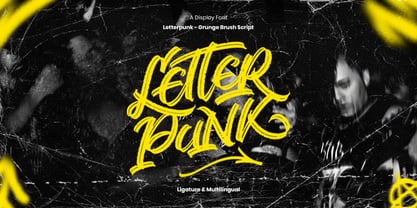 Letterpunk Font Poster 1