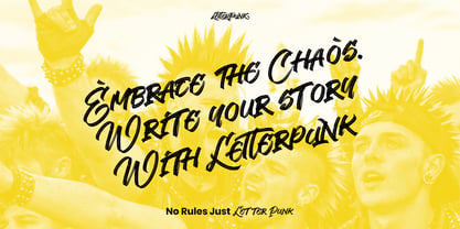 Letterpunk Font Poster 10