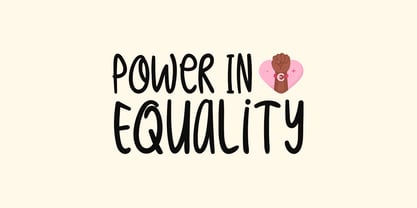 Women Progress Font Poster 4