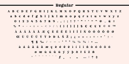 Fox Miravel Font Poster 8