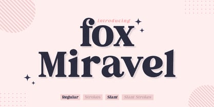 Fox Miravel Font Poster 1