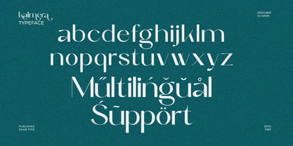Kalmera Font Poster 11