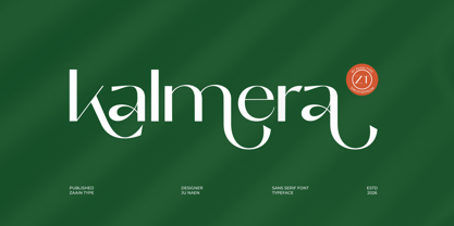 Kalmera Font Poster 1
