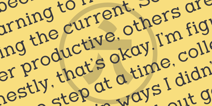 Zero Slab Font Poster 6