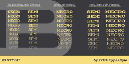 Zero Slab Font Poster 3