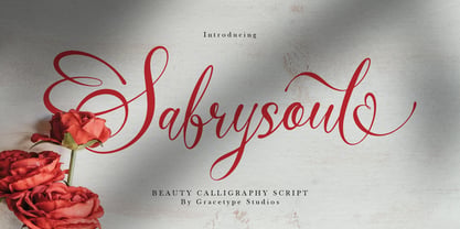 Sabrysoul Font Poster 1