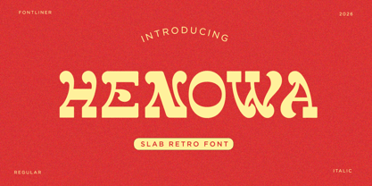 Henowa Font Poster 1