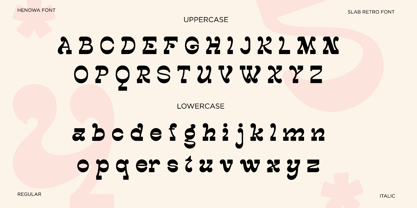 Henowa Font Poster 14