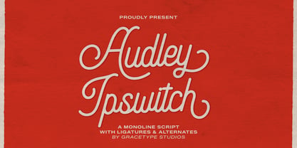Audley Ipswitch Font Poster 1