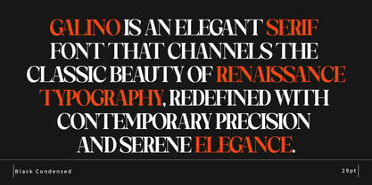 Galino Font Poster 2
