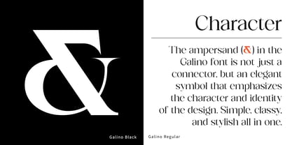Galino Font Poster 5