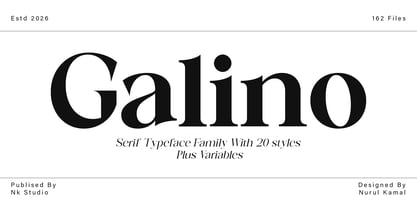 Galino Font Poster 1