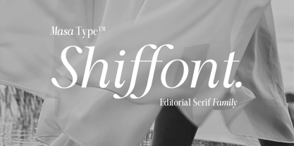Shiffont Serif Font Poster 1
