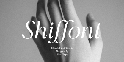 Shiffont Serif Font Poster 13