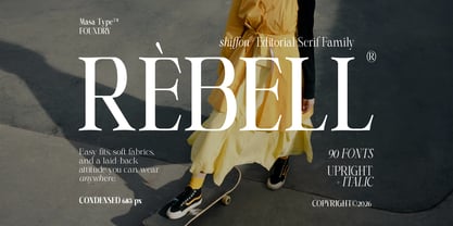 Shiffont Serif Font Poster 6