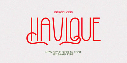 Havique Font Poster 1