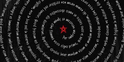 Chaotic Runes Font Poster 4