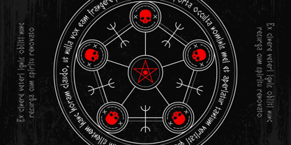 Chaotic Runes Font Poster 5