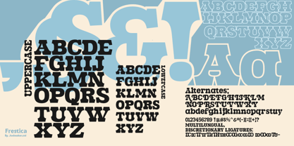 Frestica Font Poster 6