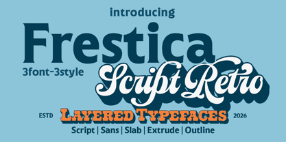 Frestica Font Poster 1