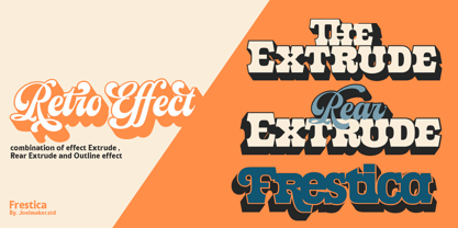 Frestica Font Poster 11