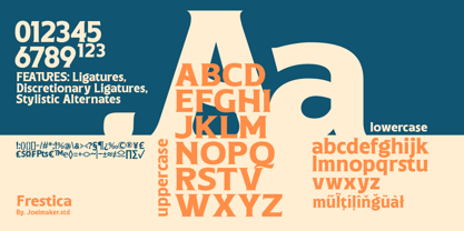 Frestica Font Poster 2