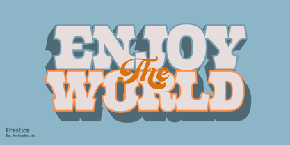 Frestica Font Poster 10