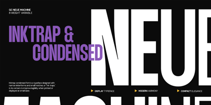 GC Neue Mancho Font Poster 15